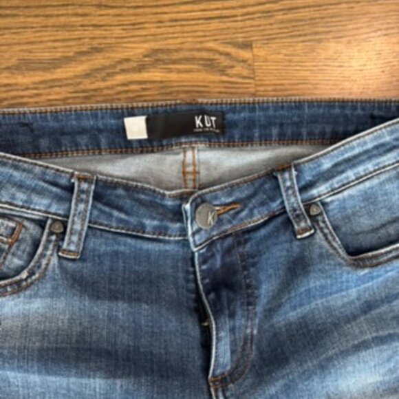KUT from the Kloth Catherine Boyfriend jeans cropped Size 10 - Picture 2 of 5